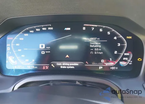 2022 BMW 330I z USA, uszkodzony, nr VIN 3MW5R1J06N8C36565